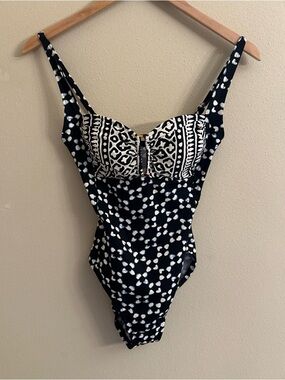 La Blanca Rod Beattie Swimsuit One Piece Size 4 Sexy Resortwear Vacation Travel
